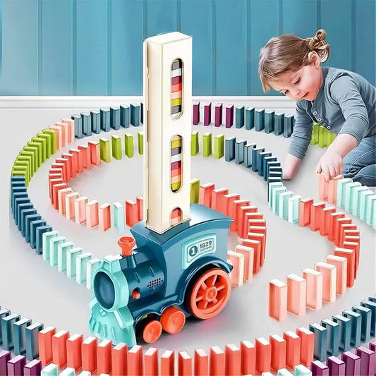🚂 Train Toy Domino Set for Kids with Sound Effects