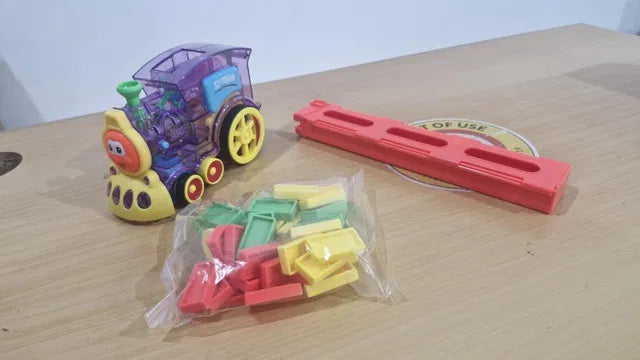 π Train Toy Domino Set for Kids with Sound Effects