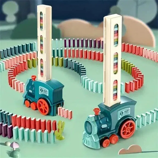 🚂 Train Toy Domino Set for Kids with Sound Effects